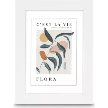 Hama Flora plastmasas rāmis, balts, 20 x 30 cm 00193321