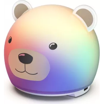Hama LED bērnu naktsgaismas ar taimeri, regulējams, uzlādējams, RGB, dinozaura forma 00223499