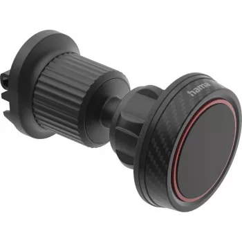 Hama magnētiskais gaisa ventilācijas turētājs automašīnas telefonam, 360° pagriežams, universāls 00222575