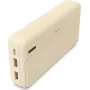 Hama Power Pack Pocket 20, 20000 mAh, 2x USB-A, smilšu krāsa (00201775)