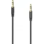 Hama īpaši plāns ar zeltu pārklāts 3,5 mm stereo audio kabelis 1,5 m 00202012