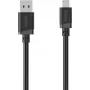 Hama USB-A uz Micro-USB uzlādes un datu kabelis, 1 m, melns 00201803