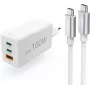 Hama USB-C ātrā lādētājs ar USB-C kabeli, 100W Power Delivery, 1,5m, balts 00200027