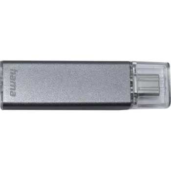 Hama USB-C zibatmiņas disks Uni-C Classic 64 GB, USB 3.2 Gen 1, 70 MB/s, antracīta 00182471