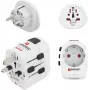 Hama World Travel Pro Light USB universāls ceļojumu adapteru komplekts, 3 polu, 2x USB, melns 00223464