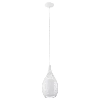 Piekaramā lampa E27 Glo Razoni 19 cm Balta