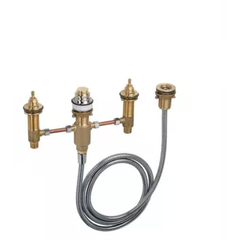 Hansgrohe Bath Mixer HG 4-Hole Basic Set Concealed Exposed