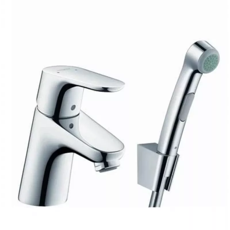 Hansgrohe Focus E2 jaucējkrāns melnā matu krāsā
