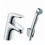 Hansgrohe Focus E2 jaucējkrāns melnā matu krāsā