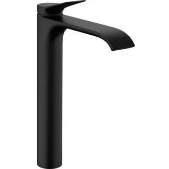 Hansgrohe Vivenis Vienas sviras izlietnes maisītājs 250 Matēti Melns ar iebūvētu aizbāzni