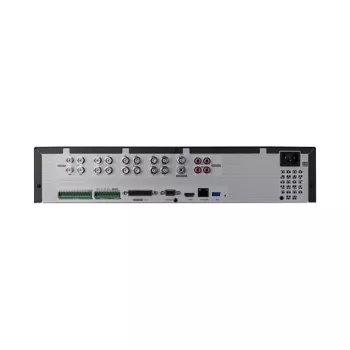 HANWHA WISENET HRX-1635 16 kanālu hibrīdais video reģistrators, 4K HDMI, 40TB atmiņa, H.265