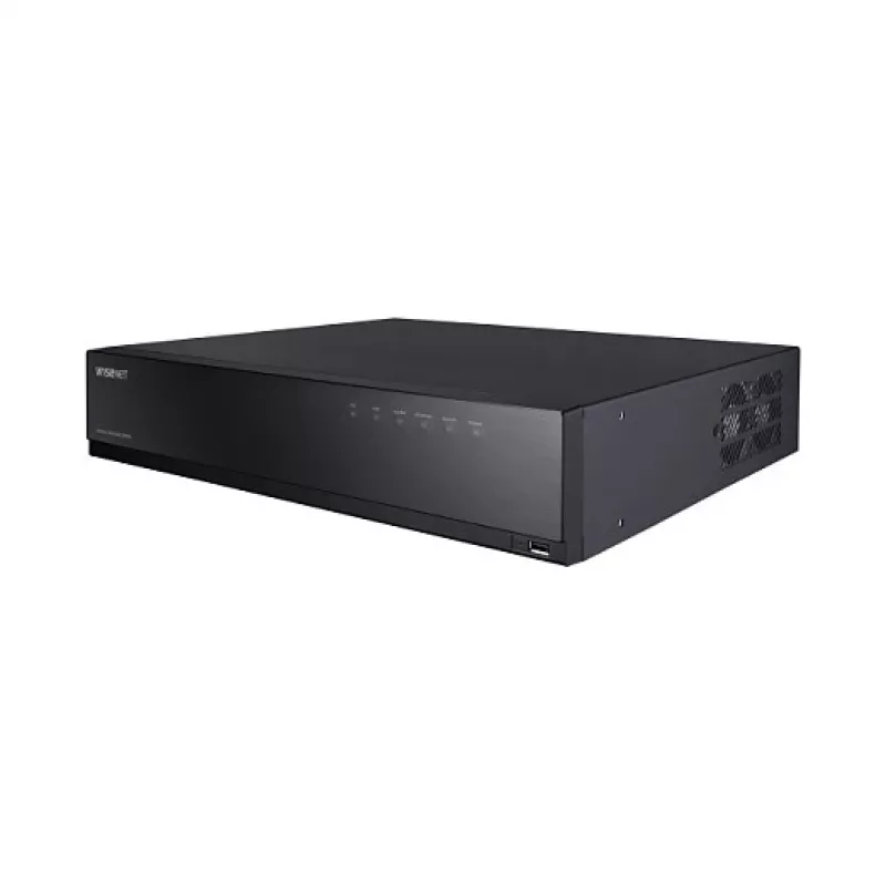 HANWHA WISENET HRX-1635 16 kanālu hibrīdais video reģistrators, 4K HDMI, 40TB atmiņa, H.265
