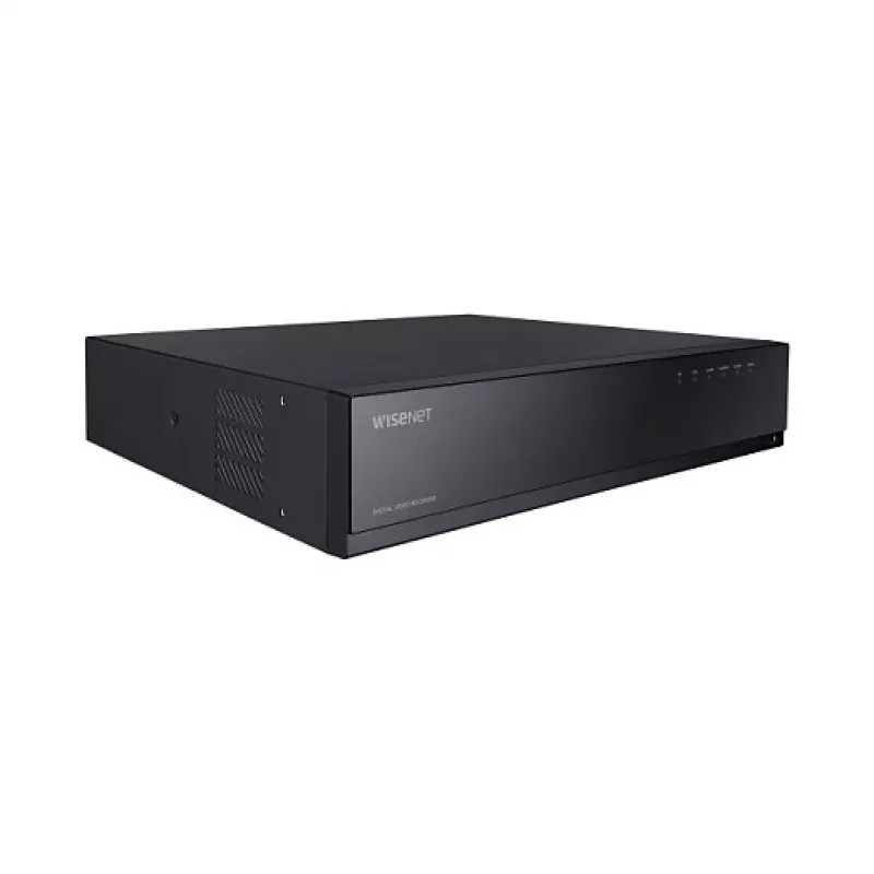 HANWHA WISENET HRX-1635 16 kanālu hibrīdais video reģistrators, 4K HDMI, 40TB atmiņa, H.265