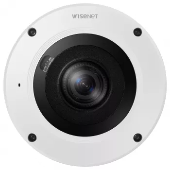 Hanwha XNF-9013RV 12MP āra fisheye IP kamera ar PoE, IR, IP66, IK10