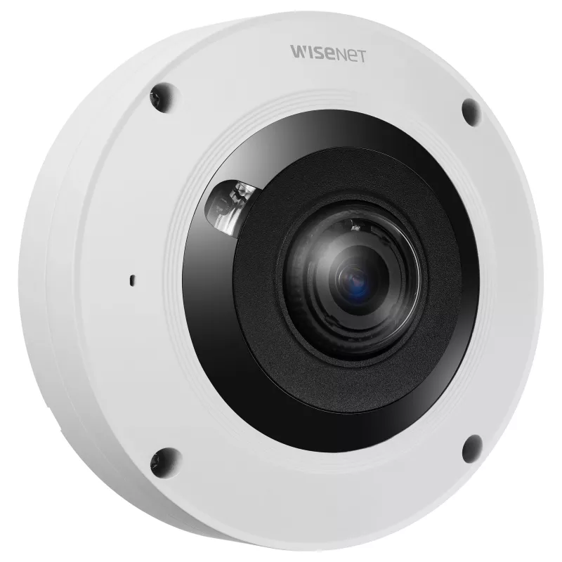 Hanwha XNF-9013RV 12MP āra fisheye IP kamera ar PoE, IR, IP66, IK10