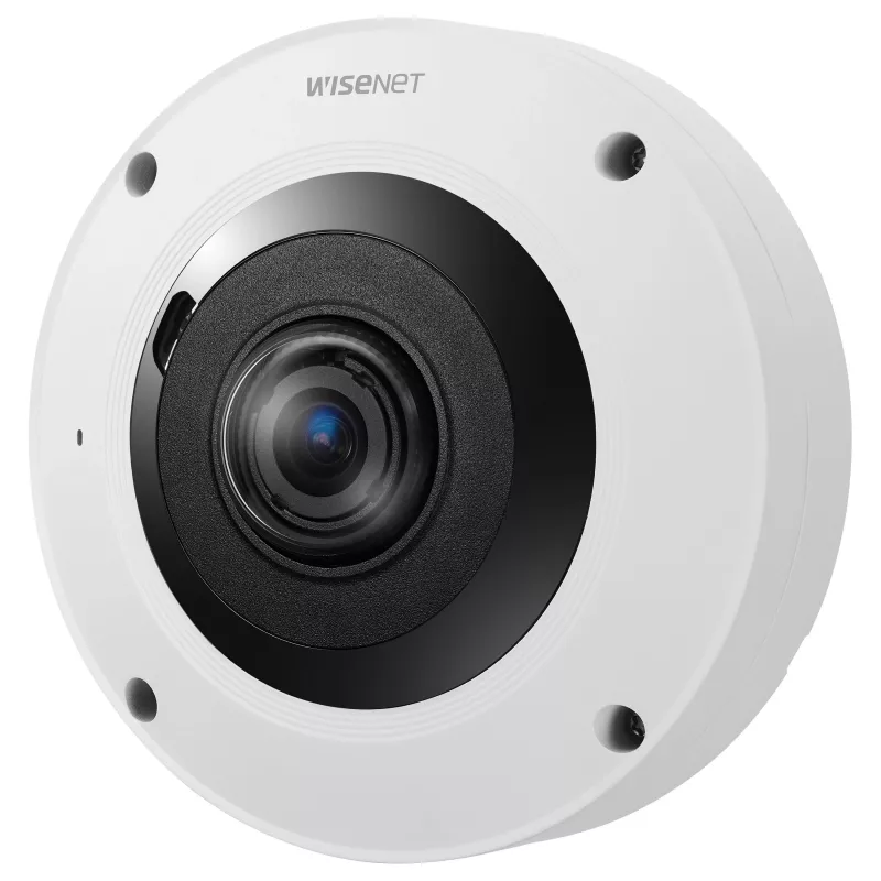 Hanwha XNF-9013RV 12MP āra fisheye IP kamera ar PoE, IR, IP66, IK10