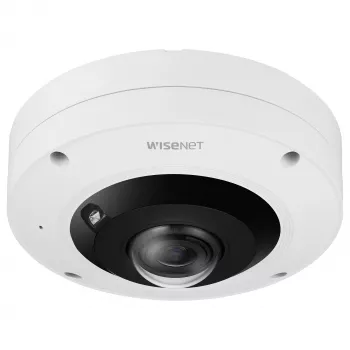 Hanwha XNF-9013RV 12MP āra fisheye IP kamera ar PoE, IR, IP66, IK10