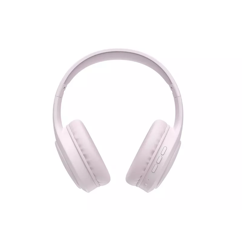 HAV H633BT bezvadu austiņas ar Bluetooth 5.3, 30 stundu akumulatoru, salokāmu dizainu, iebūvētu mikrofonu, TF kartes atbalstu – rozā