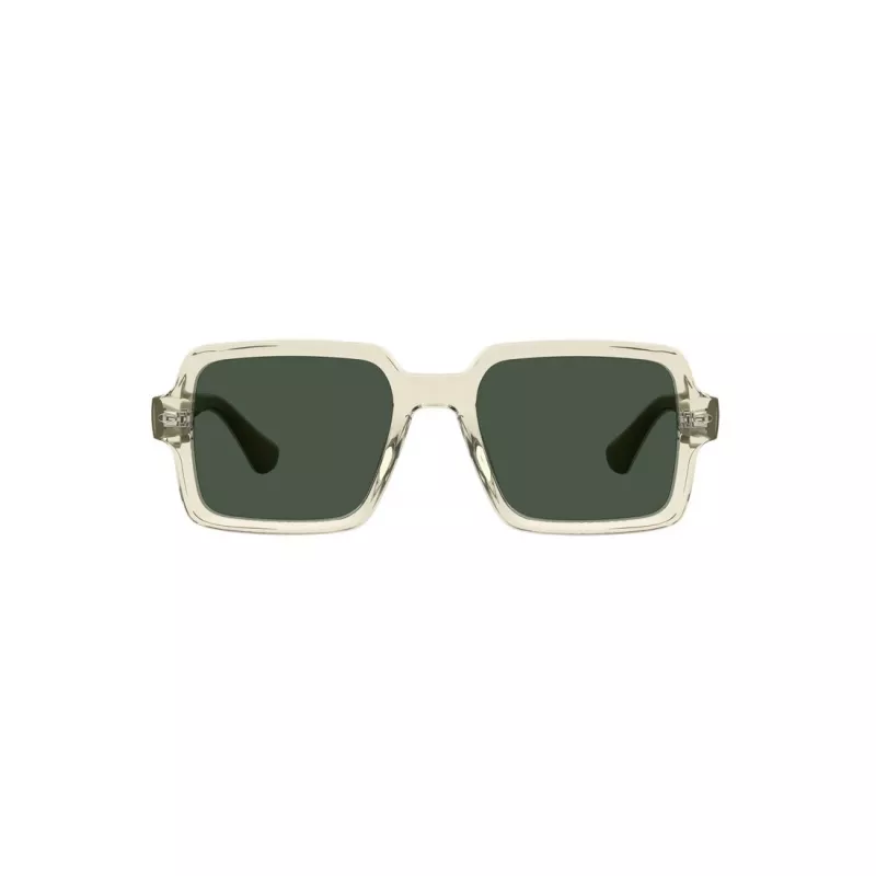 HAVAIANAS Unisex Manaus Saulesbrilles MANAUS-40G - Zaļas lēcas, Melns rāmis, 52/19/145 mm