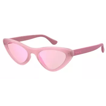 HAVAIANAS Sieviešu saulesbrilles PIPA-EQK-13 - Acetāta rāmis, Brūnas gradienta lēcas, 53 mm lēcu platums