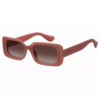 HAVAIANAS Women's Sampa-2LF saulesbrilles - melns rāmis, pelēkas lēcas, 51 mm