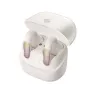 HAVIT TW980 True Wireless Stereo austiņas ar uzlādes futrāli, Bluetooth 5.3, skārienvadība, IPX4, bēšā krāsā