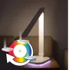 Hawk HWDL001WH LED galda lampa balta, 7 W skārienjutīgs dimmeris, 3 krāsu temperatūras, USB uzlādes ports
