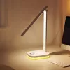 Hawk HWDL001WH LED galda lampa balta, 7 W skārienjutīgs dimmeris, 3 krāsu temperatūras, USB uzlādes ports
