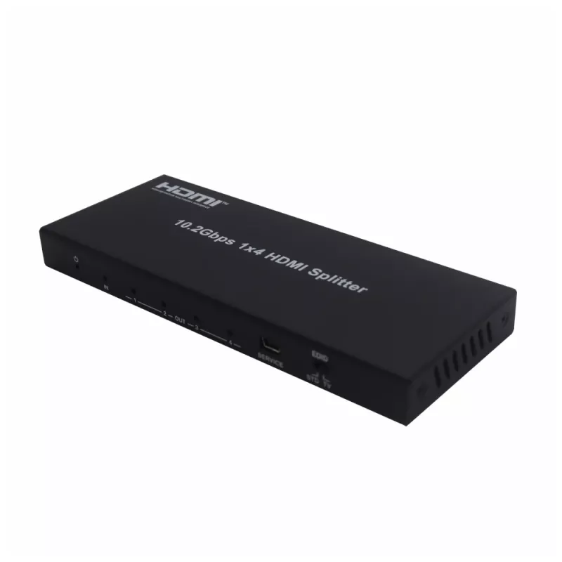 HDCVT HDC-SP914CN 1x4 HDMI 1.4 sadalītājs 4K ar EDID pārvaldību