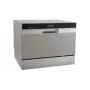 HEINRICH'S 8840 Freestanding Dishwasher, 12 Place Settings, 6 Wash Programs, Silver