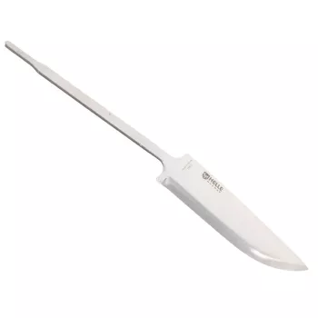 HELLE K75 Eggen naža asmens sagatave, trīskārtīgi laminēts nerūsējošais tērauds, 101 mm, Drop Point, Scandi Grind, Norvēģija