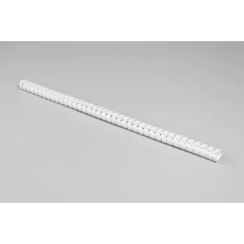 HELLERMANNTYTON FLEX-20SK-PP-WH spirālveida kabeļu pārvaldības uzmava, balta, 20 mm, 25 m
