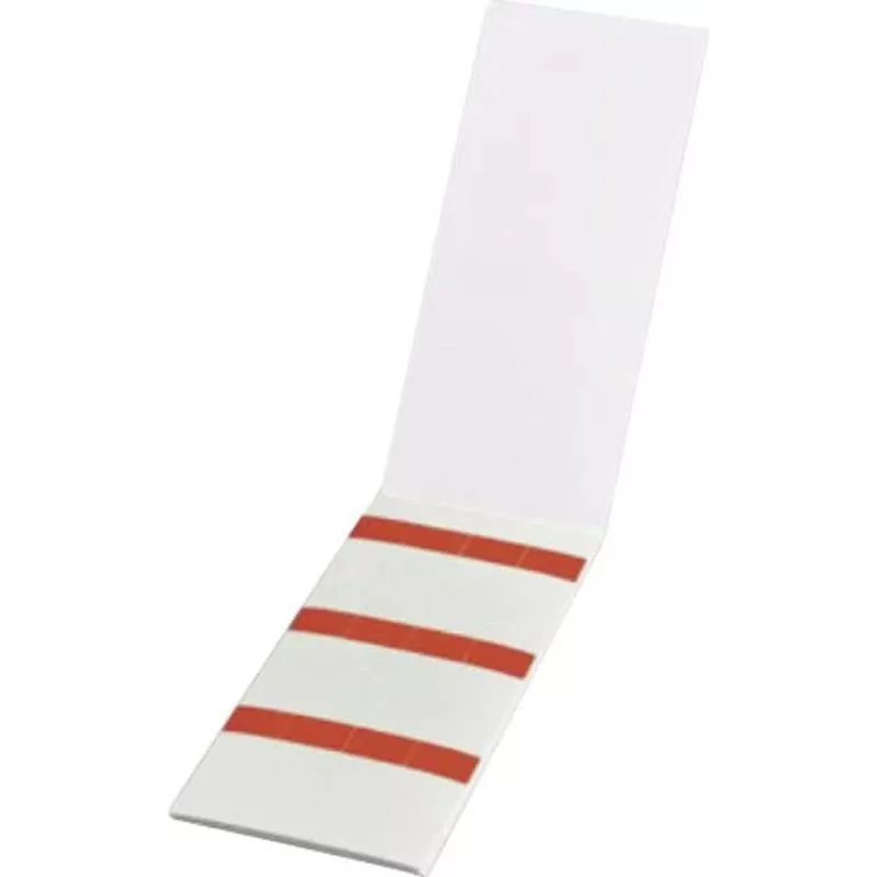 HellermannTyton HELASIGN Pašlaminējošas kabeļu marķēšanas etiķetes, sarkanas/caurspīdīgas, 19 x 38 mm, 60 etiķetes (10 loksnes pa 6), PVC 598-31402