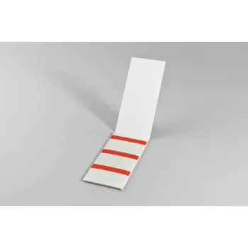 HellermannTyton HELASIGN Pašlaminējošas kabeļu marķēšanas etiķetes, sarkanas/caurspīdīgas, 19 x 38 mm, 60 etiķetes (10 loksnes pa 6), PVC 598-31402