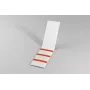 HellermannTyton HELASIGN Pašlaminējošas kabeļu marķēšanas etiķetes, sarkanas/caurspīdīgas, 19 x 38 mm, 60 etiķetes (10 loksnes pa 6), PVC 598-31402