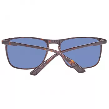 Helly Hansen HH5004-C01-57 Vīriešu taisnstūra saulesbrilles, melns rāmis, pelēkas lēcas, 57/18/140 mm
