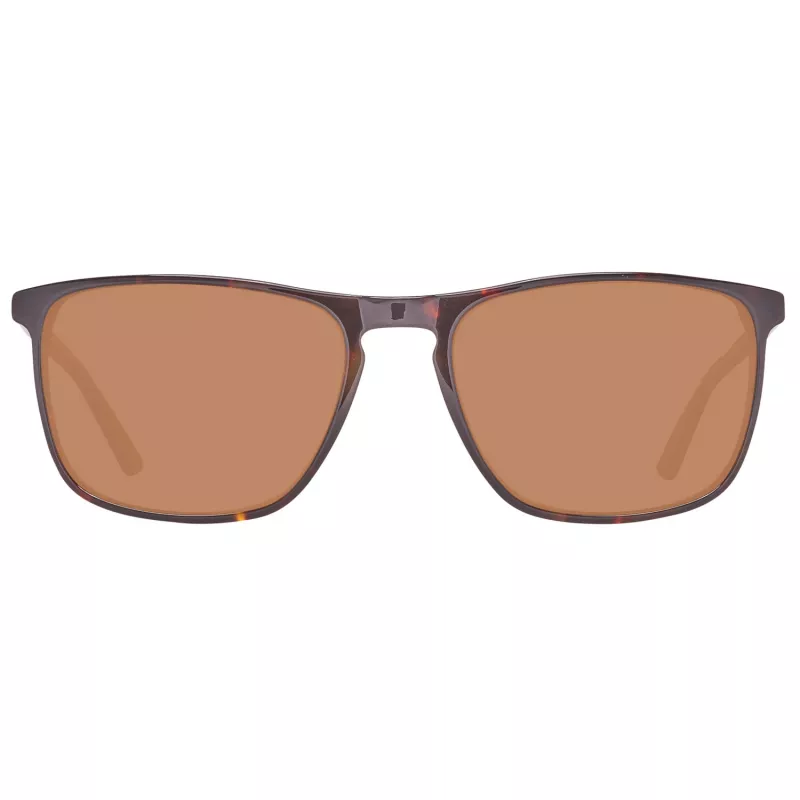 Helly Hansen HH5004-C01-57 Vīriešu taisnstūra saulesbrilles, melns rāmis, pelēkas lēcas, 57/18/140 mm