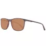 Helly Hansen HH5004-C01-57 Vīriešu taisnstūra saulesbrilles, melns rāmis, pelēkas lēcas, 57/18/140 mm