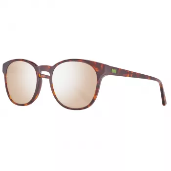 HELLY HANSEN HH5005-C02-51 Unisex Taisnstūra Polarizētas Saulesbrilles - Melns Rāmis Dūmu Lēcas 51/20/140 mm