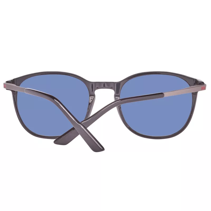 HELLY HANSEN HH5022-C01-57 Unisex saulesbrilles - Melns rāmis, pelēkas polarizētas lēcas, 55/22/140 mm