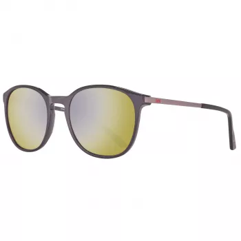 HELLY HANSEN HH5022-C01-57 Unisex saulesbrilles - Melns rāmis, pelēkas polarizētas lēcas, 55/22/140 mm