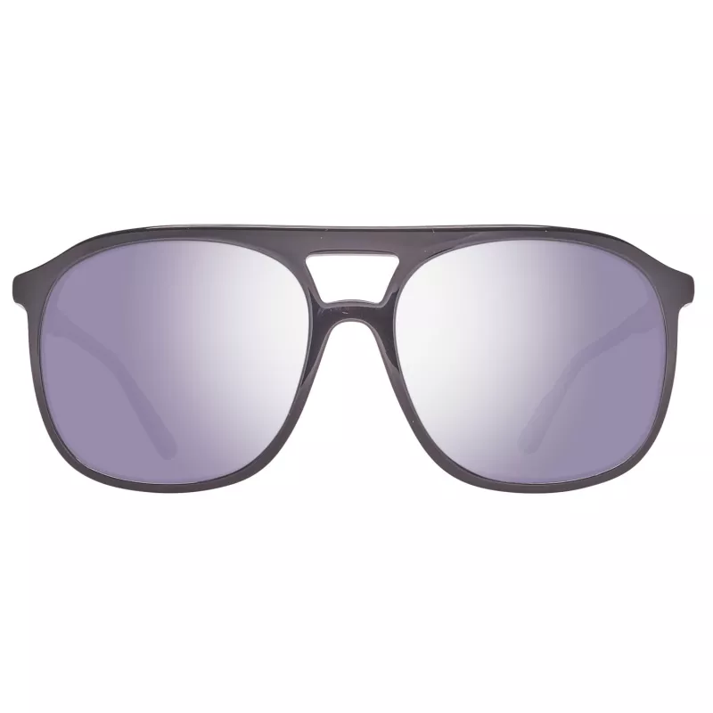 Helly Hansen Men's Sunglasses HH5019-C01-55 - Black Frame, Smoke Grey Lens, 55/17/140 mm