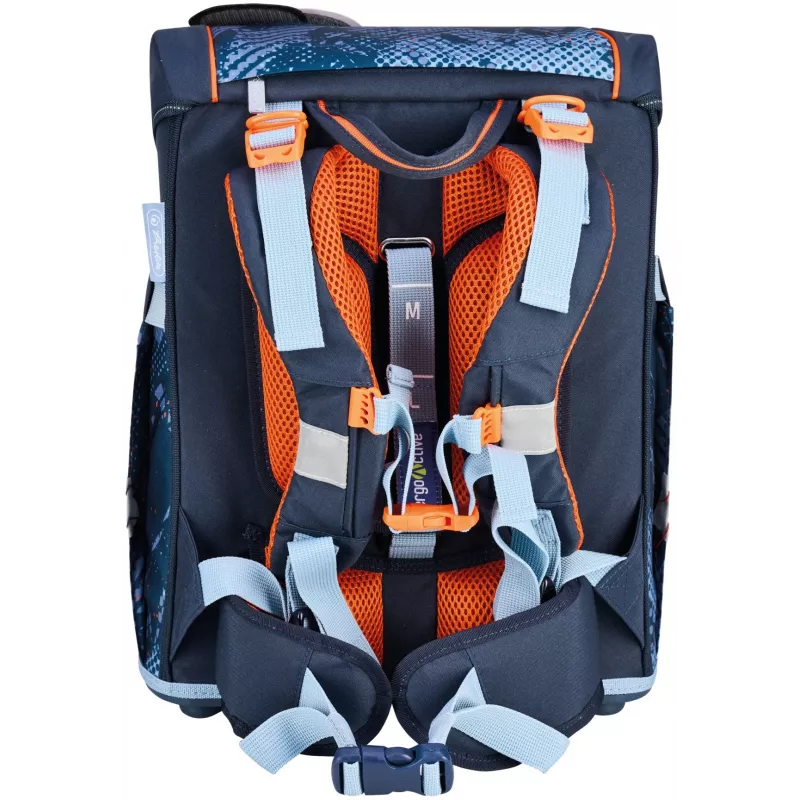 HERLITZ FiloActive XL Plus TechMech School Backpack Set 4-Piece