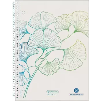HERLITZ GREENline piezīmju grāmatiņa A5 70 lapas līnijotas balta 50033508