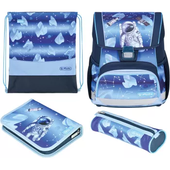 Herlitz Loop Plus Cosmic Explorer School Backpack Set