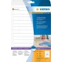HERMA Special Permanent pašlīmējošas matētas necaurspīdīgas failu etiķetes, papīrs, balts, 192 x 16,9 mm, 400 etiķetes (25 loksnes x 16) (5118)