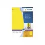 HERMA SuperPrint mapju etiķetes dzeltenas 61 x 192 mm 400 etiķetes (100 loksnes x 4) 4296