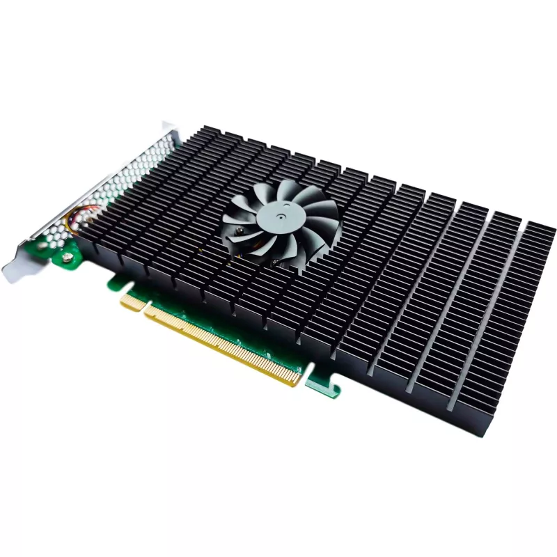 HighPoint SSD7505 PCIe 4.0 NVMe RAID kontrolieris - 5x M.2 SSD, līdz 28 000 MB/s