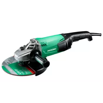 HIKOKI 230mm leņķa slīpmašīna 2200W ar mīksto startu, M14, 6600 apgr./min, 3 pozīciju sānu rokturis
