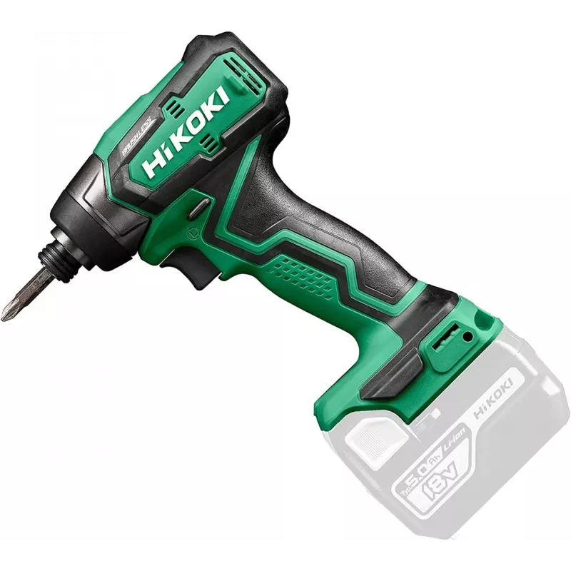 HIKOKI WH18DD 18V Bezvadu Triecienuzgriežņu Atslēga, 0-3200 RPM, 0-400 IPM